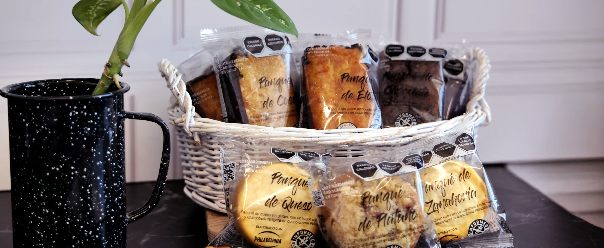 panqués deorno sin gluten en canasta